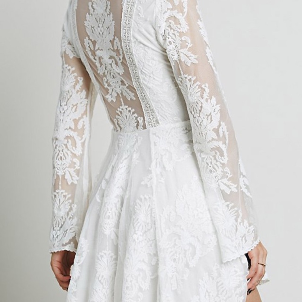 Free People - Reign Over Me White Lace Dress